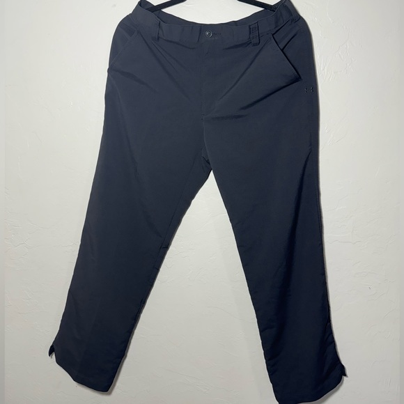 Under Armour Match Play Golf Pants‎ Mens 32x30 Black Lightweight Performance - Picture 1 of 4